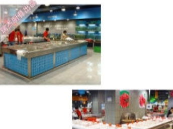 不銹鋼超市冰臺(tái) 廠家直銷的生鮮展示解決方案